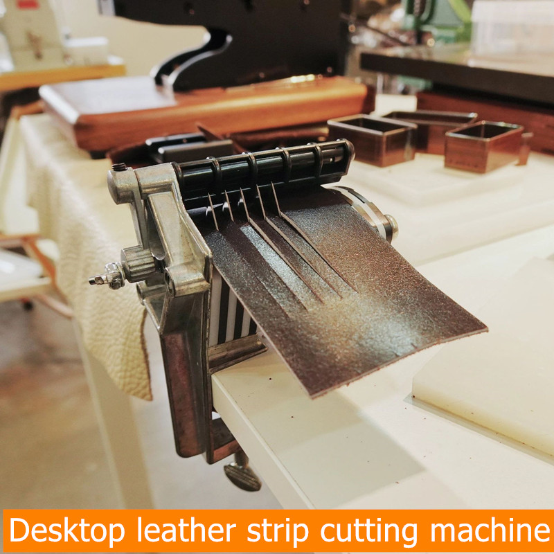 Tassel Fringe Trim - DIY デスクトップレザーストリップ切断機、ウエストバンドタッセルレースなどのストラップの手動切断に使用、5 つのブレード付き