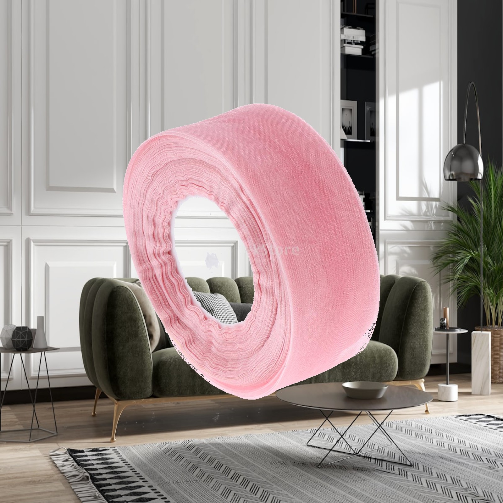 Organza Ribbon Spool - シアーオーガンザリボン 大きなサテンリボン スプールリボン 包装用結び目リボン DIYクラフト ホリデーギフトラッピング用