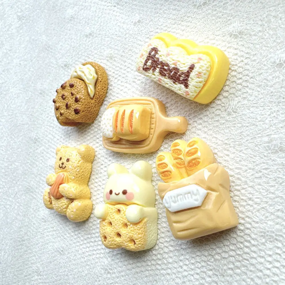 かわいいミニ樹脂製クマ型パン型レジンフラットバックフィギュア - Christmas Craft Embellishment のレビューと価格