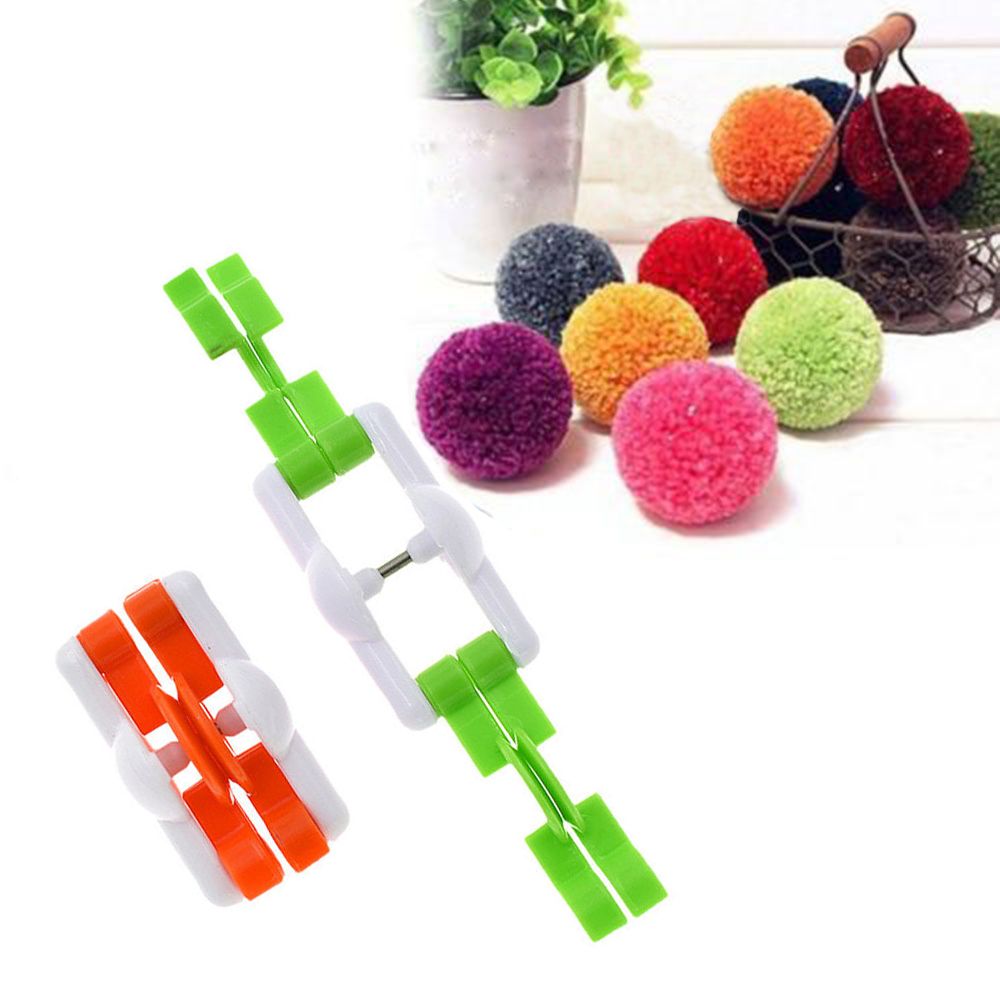 2 ピース/ロットファッション針クラフトハンドキットウィーバ - Pom Pom Maker Tool のレビューと価格