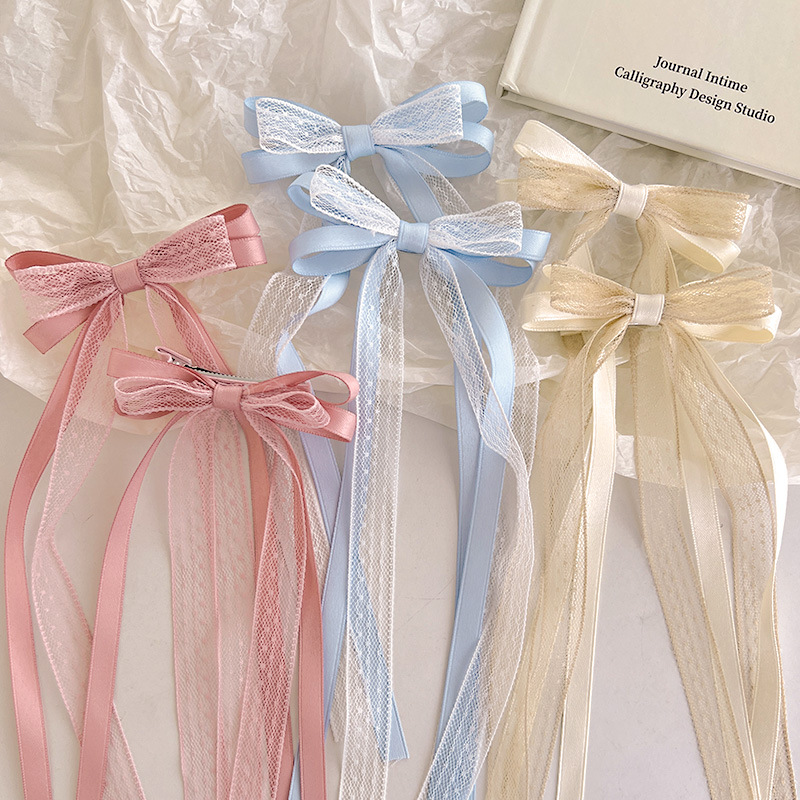 子供のための蝶ネクタイのヘアピン,王女の女の子,長いタッセル - Tassel Fringe Trim のレビューと価格