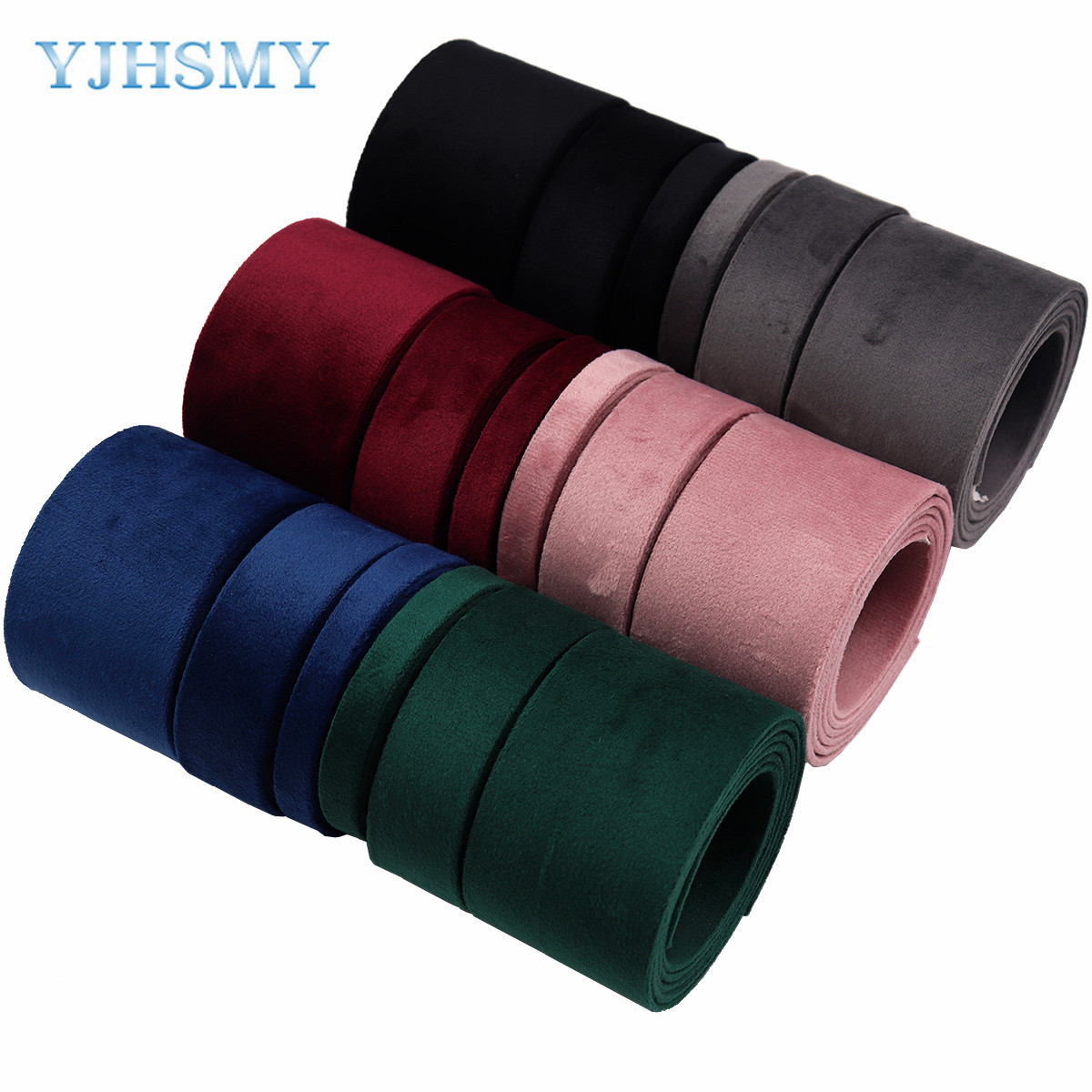 ベルベットリボン両面布リボン5ヤード花、ファッション、クラフ - Velvet Ribbon Roll のレビューと価格