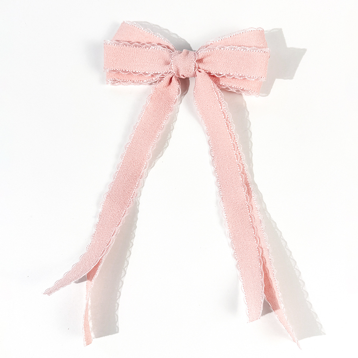 バルク20個入りロングタッセルヘアクリップ、キュートなリボン - Lace Ribbon Trim のレビューと価格