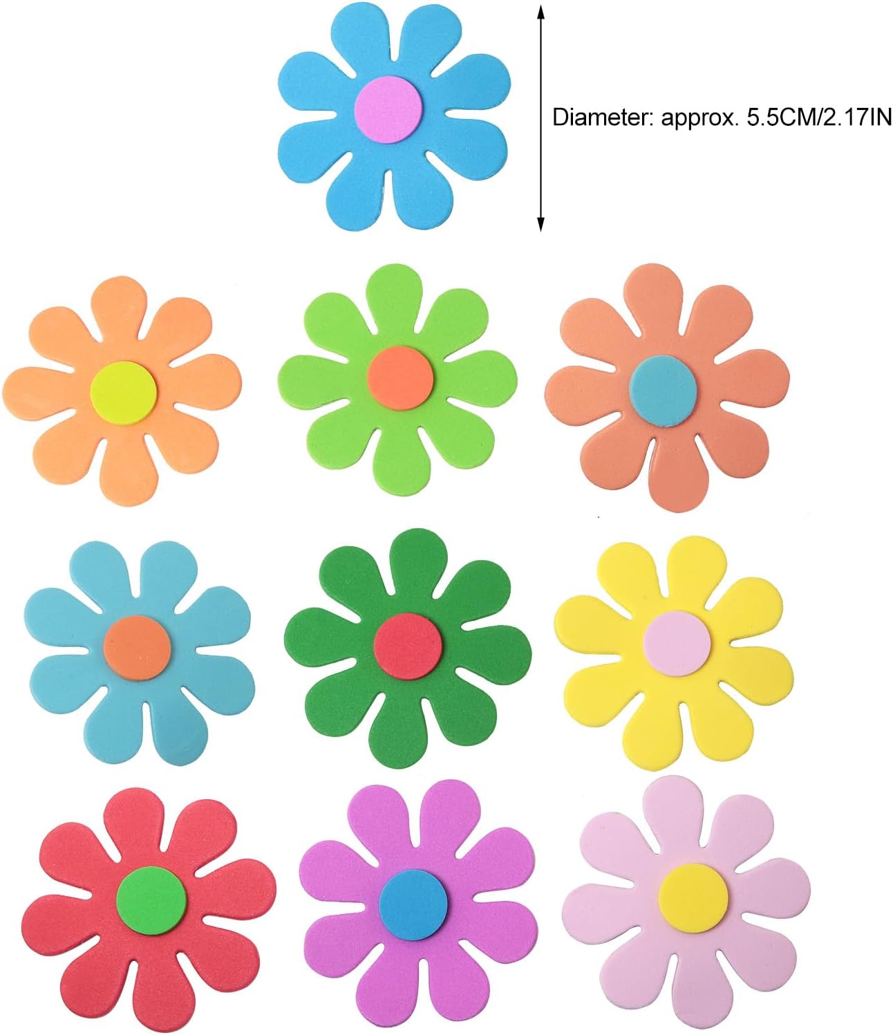 3Dフラワーフォームステッカー 春の芸術工芸品 母の日 幼稚 - Embellish Craft のレビューと価格
