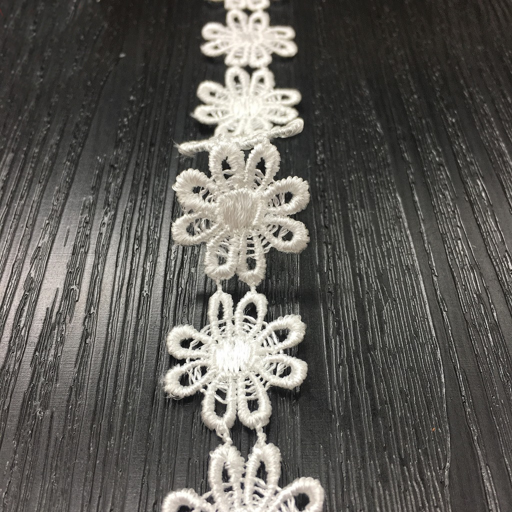 かわいい中空花衣服レース生地トリムパッチワーク素材レースリボ - Lace Ribbon Trim のレビューと価格