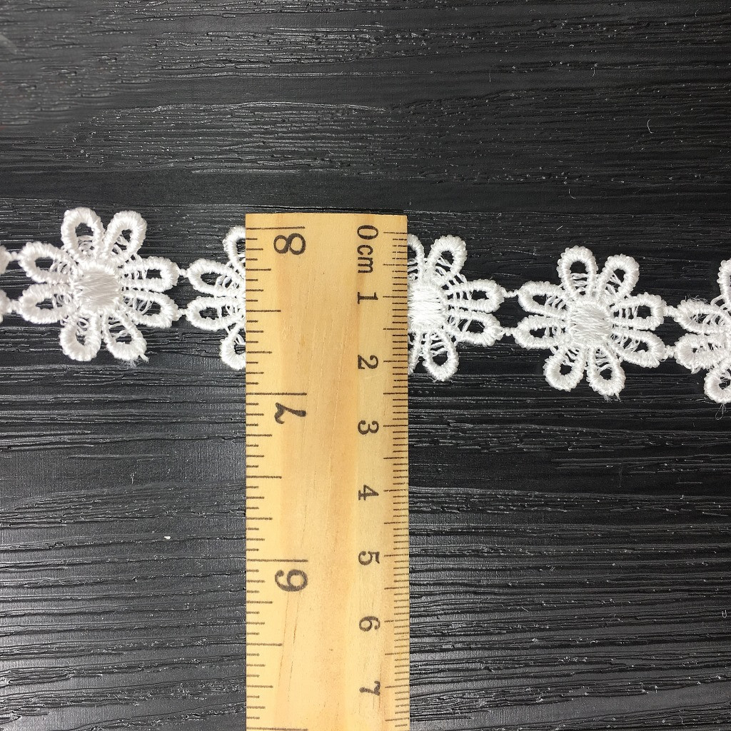 かわいい中空花衣服レース生地トリムパッチワーク素材レースリボ - Lace Ribbon Trim のレビューと価格