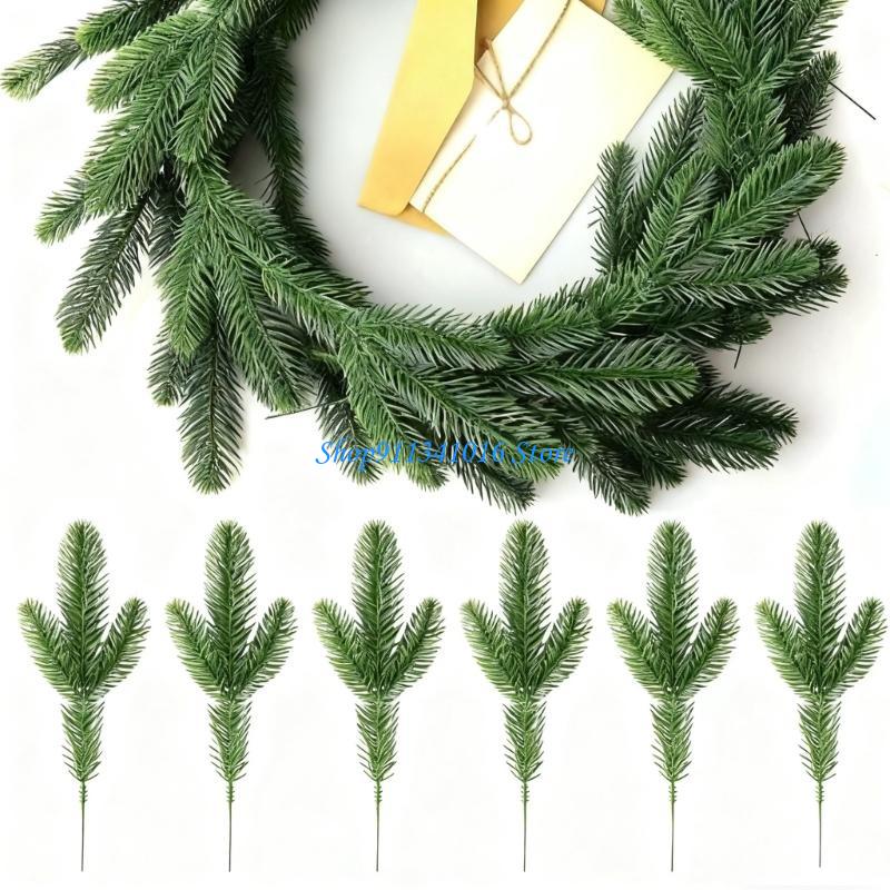 バルク 40 人工クリスマスパイン枝葉プレミアムフェイクハー - Christmas Craft Embellishment のレビューと価格