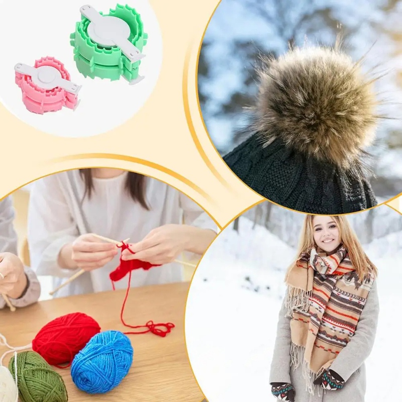 ポンポンメーカー フラフボール編みツール ハート型 かぎ針編 - Pom Pom Maker Tool のレビューと価格
