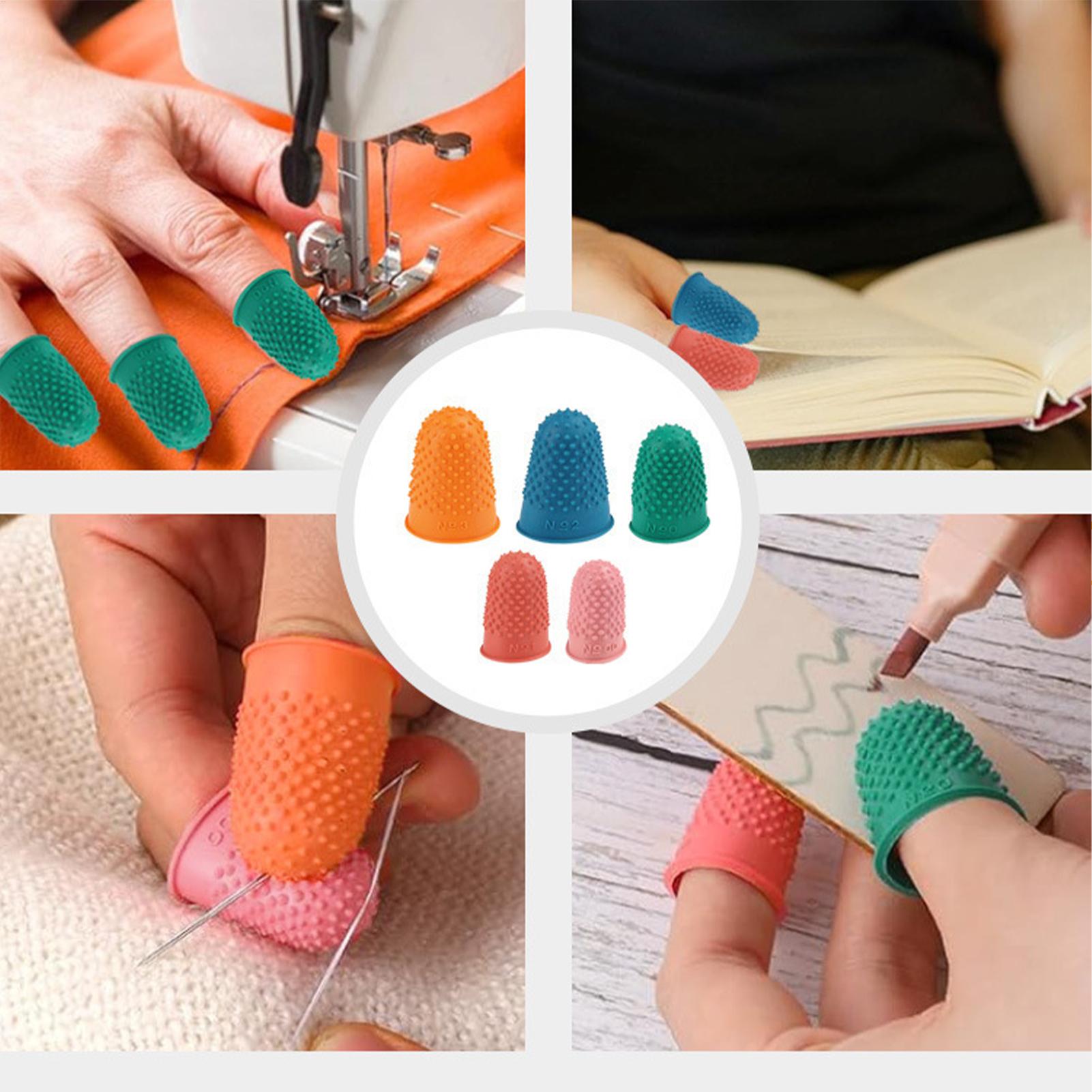 フィンガーグリップ ラバー再利用可能なプロテクター 5ピース - Embroidery Craft のレビューと価格