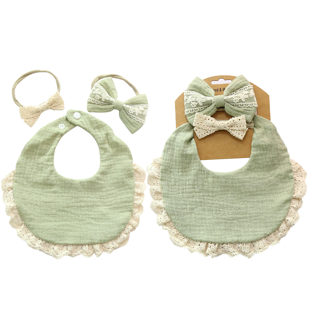 3 ピース/セット固体モスリン綿竹ベビーよだれかけタッセルレ - Tassel Fringe Trim のレビューと価格
