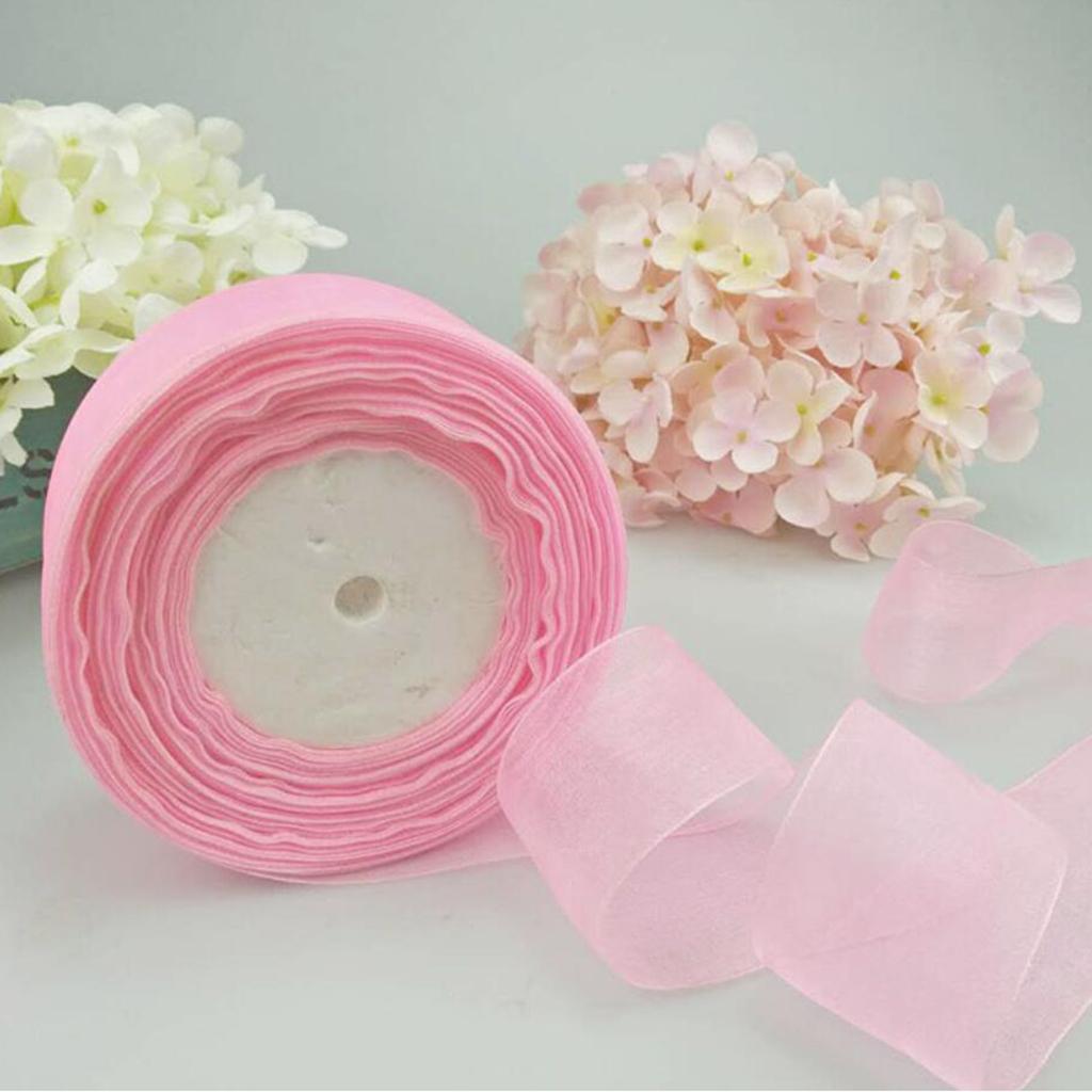 シアーオーガンザリボン ポリエステルチュール スプール ロン - Organza Ribbon Spool のレビューと価格