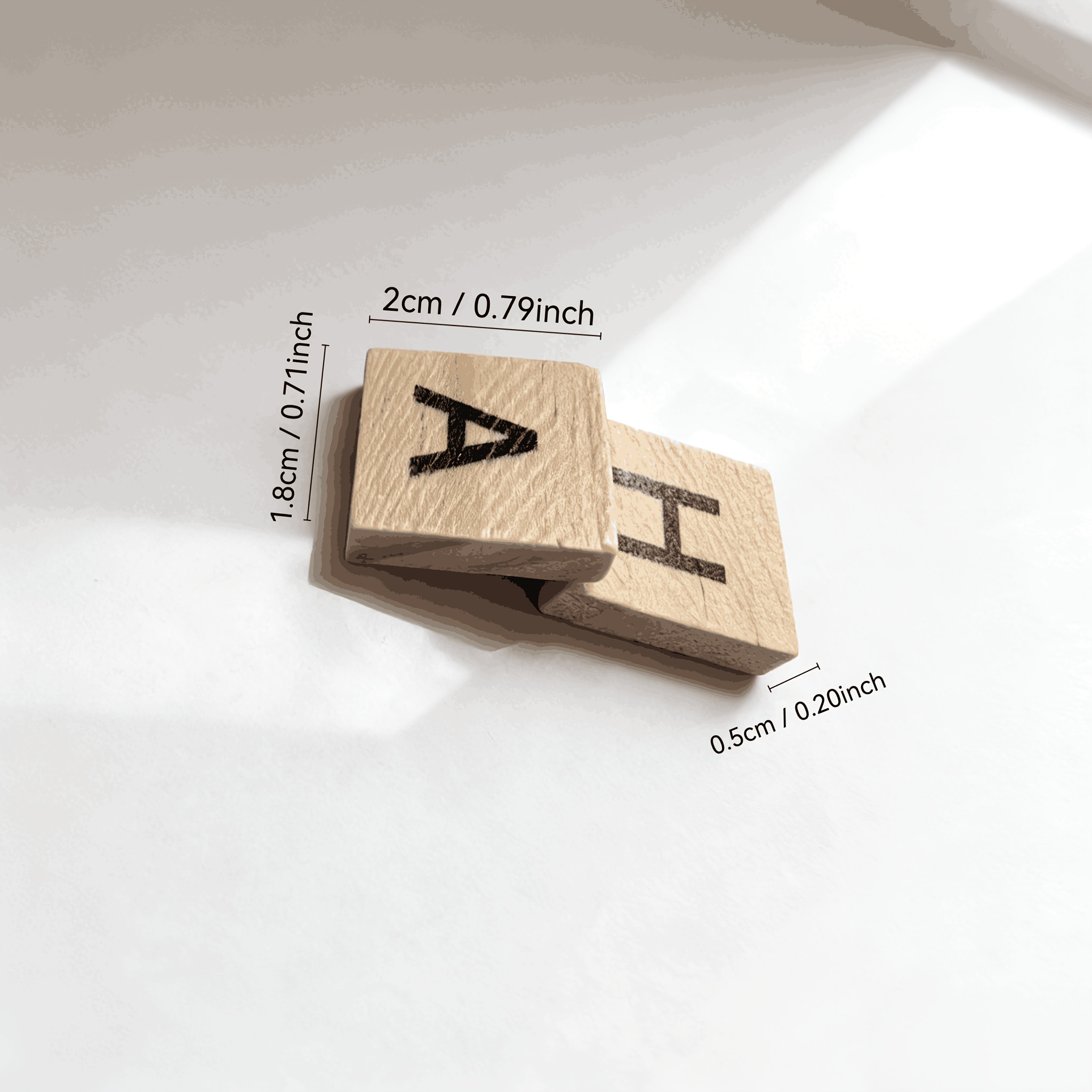 100個入り 木製レターキューブ クラフト用、A-Zの文字入 - Embellish Craft のレビューと価格