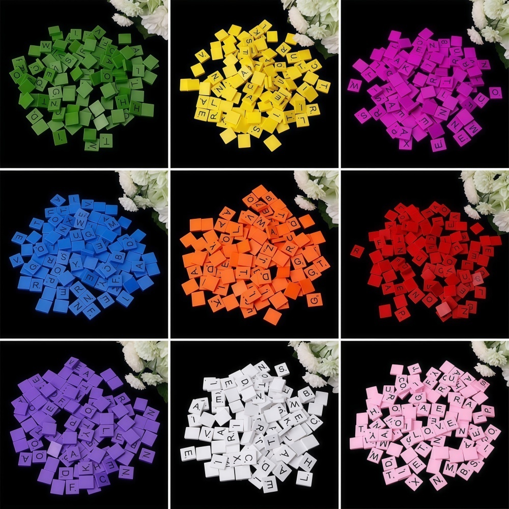 100個入り 木製レターキューブ クラフト用、A-Zの文字入 - Embellish Craft のレビューと価格