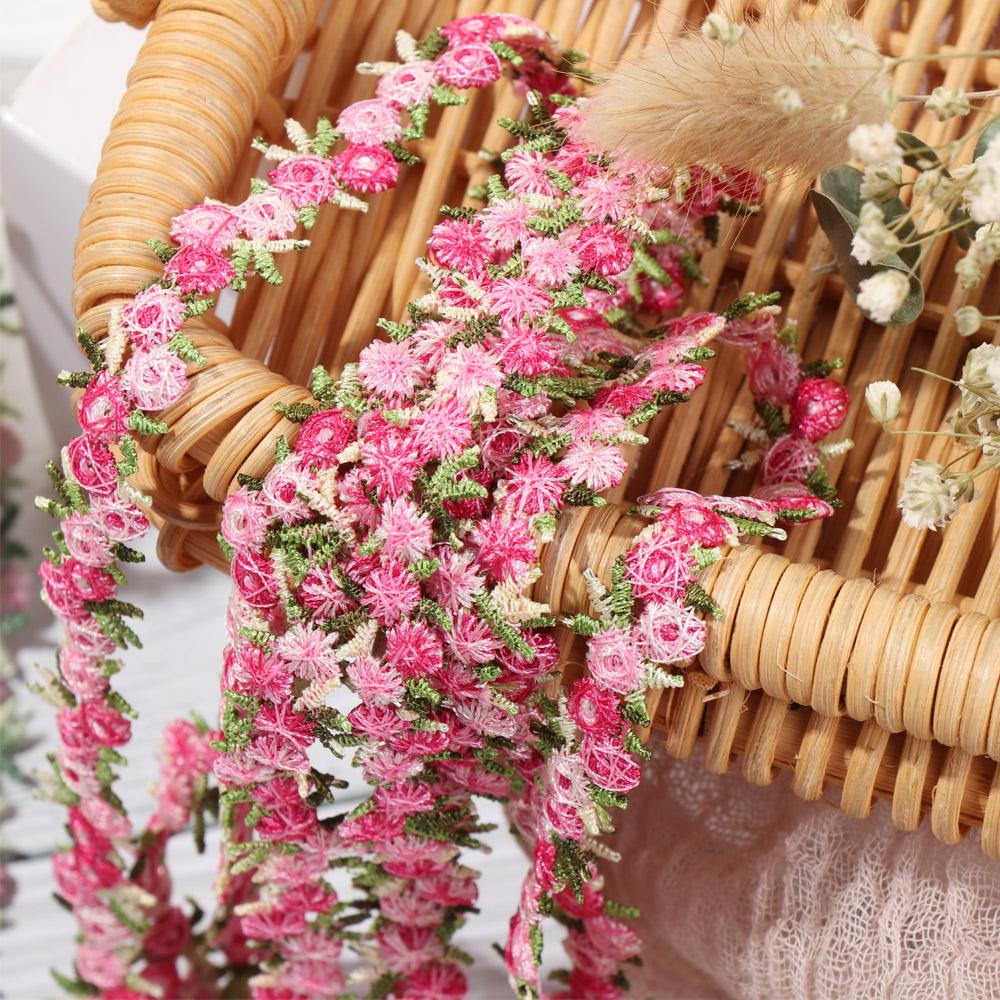 DIYクラフト ポリエステル製 水溶性フラワーレーストリム  - Lace Ribbon Trim のレビューと価格
