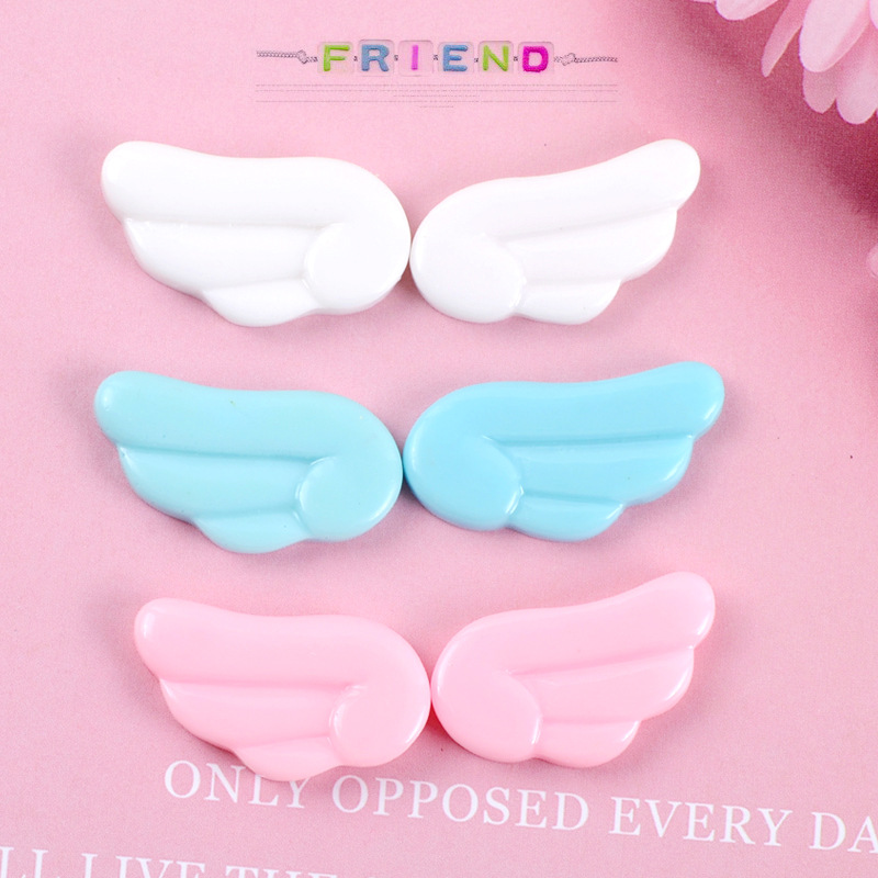 10個かわいいかわいい天使の羽売春樹脂カボションスクラップブ - Embellish Craft のレビューと価格