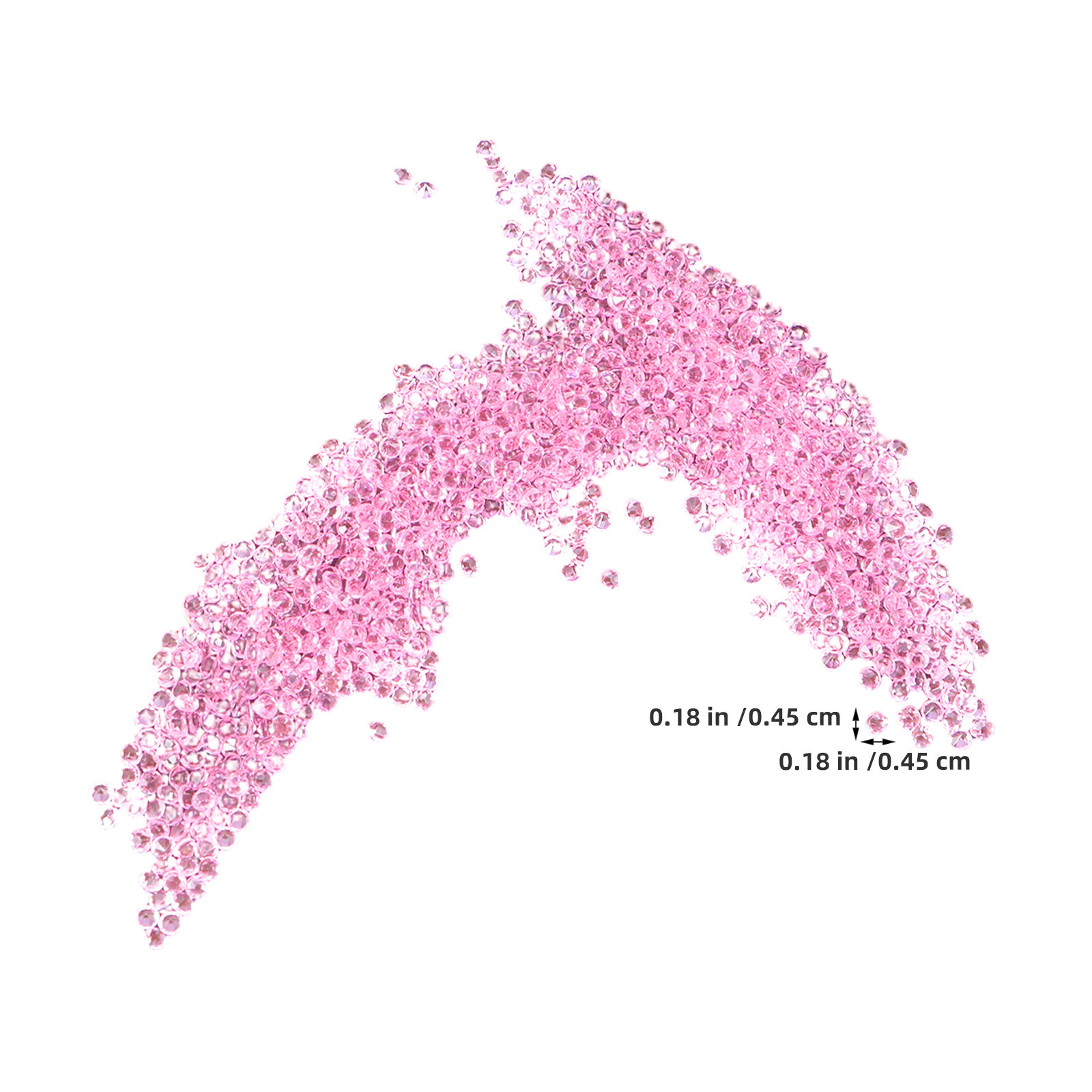10000個入り 花瓶フィラー クリア 4.5mm アクリル - Embellish Craft のレビューと価格