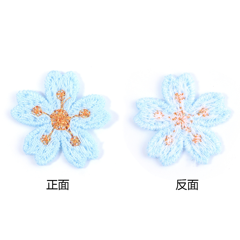 20 ピース/ロットカラフルな 2.4 センチメートル刺繍花 - Embroidery Embellishments のレビューと価格