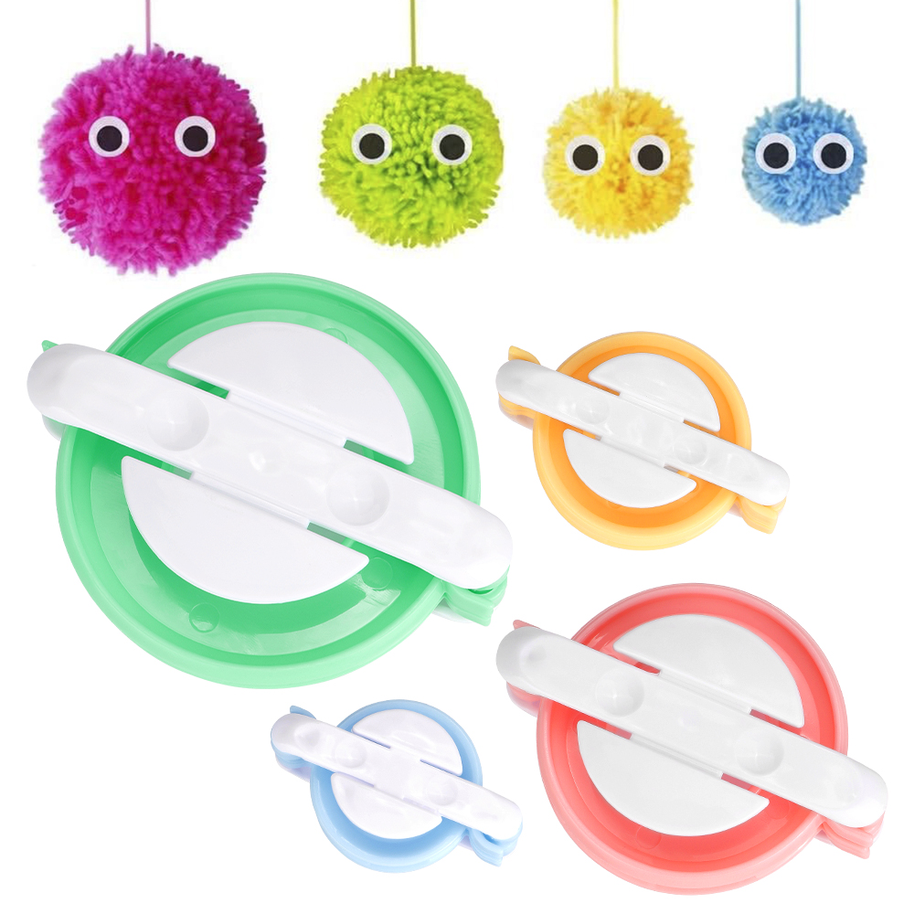 DIYニットポンポンメーカー、ぬいぐるみボール編みツール、ふ - Pom Pom Maker Tool のレビューと価格