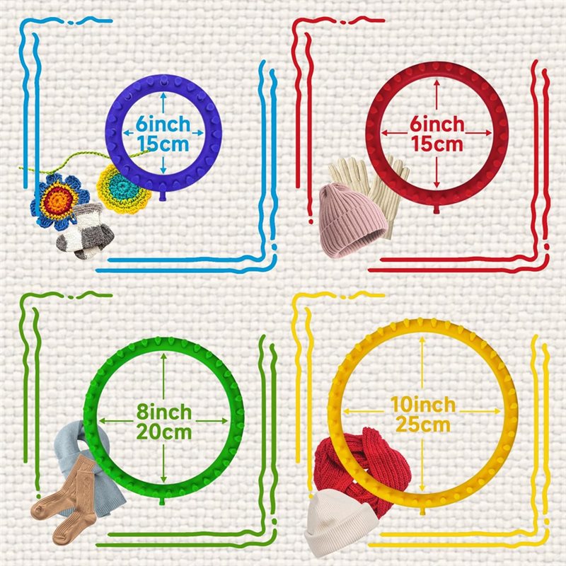 【付属品】帽子、スカーフ、ポンポンメーカー付き編み機キット、 - Pom Pom Maker Tool のレビューと価格