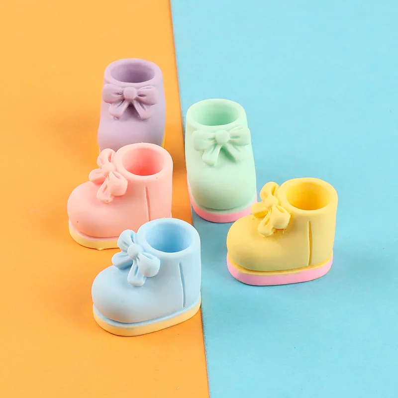 10個入り 3D漫画風 かわいいDIY樹脂製マカロンシューズ - Christmas Craft Embellishment のレビューと価格