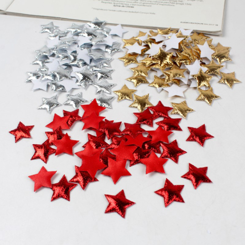 100 個ゴールド/シルバー星クリスマスパーティーの装飾泡生 - Christmas Craft Embellishment のレビューと価格