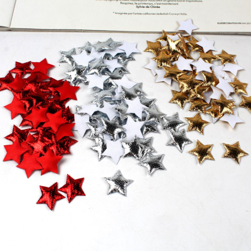 100 個ゴールド/シルバー星クリスマスパーティーの装飾泡生 - Christmas Craft Embellishment のレビューと価格